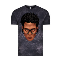 Cloud Black black man portrait Vintage Tee - texasbilliewilder