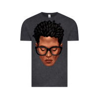 Vintage Black black man portrait Vintage Tee - texasbilliewilder