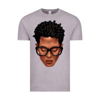 Vintage Zinc black man portrait Vintage Tee - texasbilliewilder