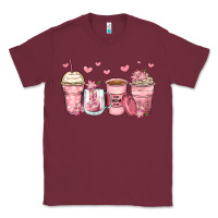Burgundy mother's day floral coffee cups Classic Tee - Zillion Design Studio