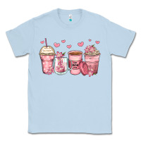 Dusty Blue mother's day floral coffee cups Classic Tee - Zillion Design Studio