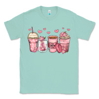 Seafoam mother's day floral coffee cups Classic Tee - Zillion Design Studio