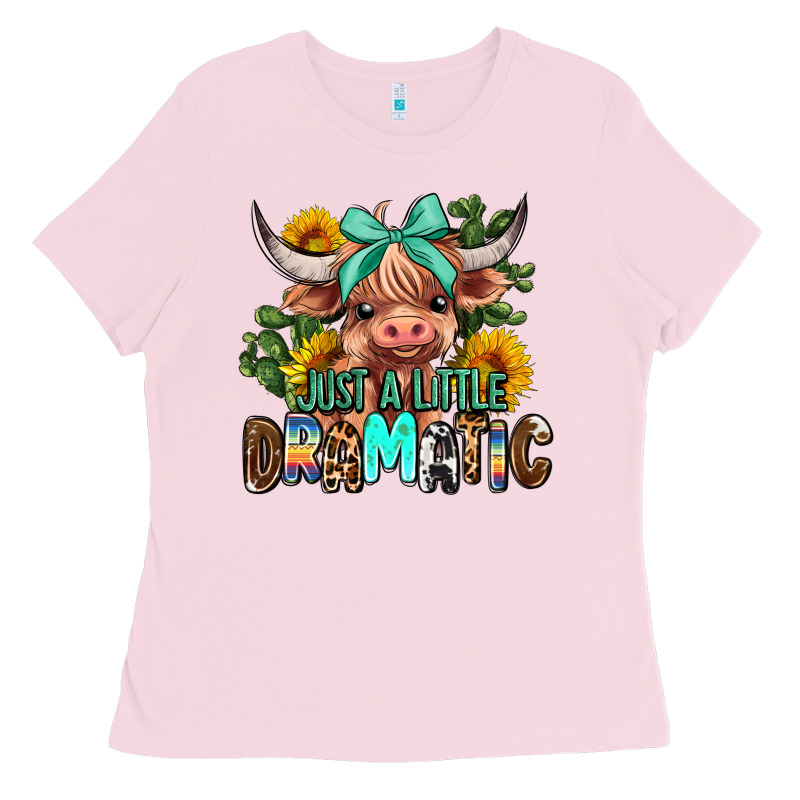 Just A Little Dramatic Ladies Tee by AdoDesignShop | Teevron
