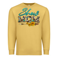 Antique Gold show mom aztec cowhide sunflower and arrow Premium Sweatshirt - Artiststas