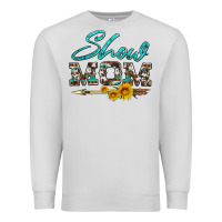 Dove Grey show mom aztec cowhide sunflower and arrow Premium Sweatshirt - Artiststas