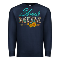 Navy show mom aztec cowhide sunflower and arrow Premium Sweatshirt - Artiststas