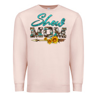 Pale Pink show mom aztec cowhide sunflower and arrow Premium Sweatshirt - Artiststas