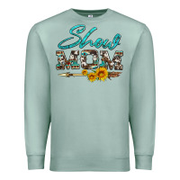 Seafoam show mom aztec cowhide sunflower and arrow Premium Sweatshirt - Artiststas