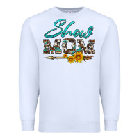 White show mom aztec cowhide sunflower and arrow Premium Sweatshirt - Artiststas
