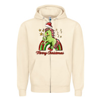 Sandshell merry christmas unicorn Zipper Hoodie - FaDigitalArtStudio
