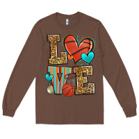 Chestnut love basketball Long Sleeve Tee - Zillion Design Studio