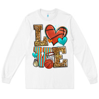 White love basketball Long Sleeve Tee - Zillion Design Studio