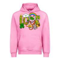 Fuchsia Pink St. Patrick's Love Nurse Urban Hoodie - BundleAndBundleShop