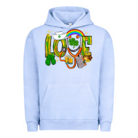 Pigment Grape Ice St. Patrick's Love Nurse Urban Hoodie - BundleAndBundleShop