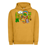 Pigment Peanut Butter St. Patrick's Love Nurse Urban Hoodie - BundleAndBundleShop
