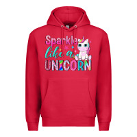 Cardinal sparkle like a unicorn Premium Hoodie - NancyCooperArtShop