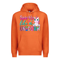 Carrot sparkle like a unicorn Premium Hoodie - NancyCooperArtShop