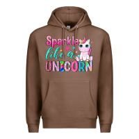Chestnut sparkle like a unicorn Premium Hoodie - NancyCooperArtShop