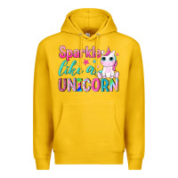 Lemon sparkle like a unicorn Premium Hoodie - NancyCooperArtShop