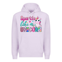 Lilac sparkle like a unicorn Premium Hoodie - NancyCooperArtShop