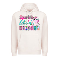 Pale Pink sparkle like a unicorn Premium Hoodie - NancyCooperArtShop