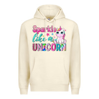 Sandshell sparkle like a unicorn Premium Hoodie - NancyCooperArtShop
