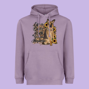 Life Is Better With A German Shepherd Heavyweight Hoodie Designed By Jahusdesignshop
