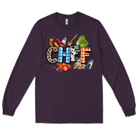 Plum chef Long Sleeve Tee - AdoDesignShop