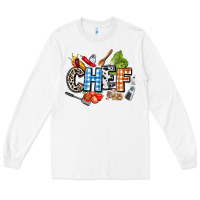 White chef Long Sleeve Tee - AdoDesignShop
