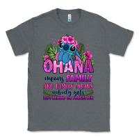 Charcoal Heather ohana means family Classic Tee - Zillion Design Studio