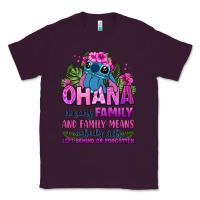 Plum ohana means family Classic Tee - Zillion Design Studio