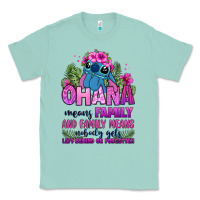 Seafoam ohana means family Classic Tee - Zillion Design Studio