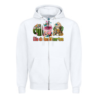 White mexican día de los muertos coffee cups Zipper Hoodie - FaDigitalArtStudio