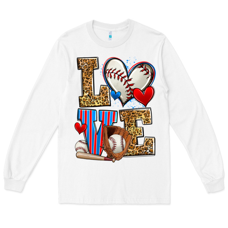 Love Baseball Long Sleeve Tee by Zillion Design Studio | Teevron