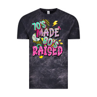 Cloud Black 70s made 80s raised Vintage Tee - texasbilliewilder