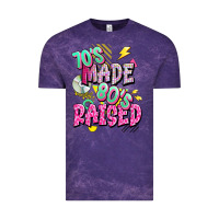 Cloud Purple 70s made 80s raised Vintage Tee - texasbilliewilder