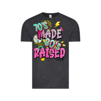 Vintage Black 70s made 80s raised Vintage Tee - texasbilliewilder