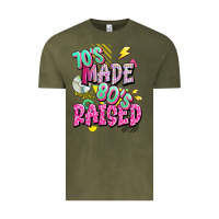 Vintage Olive 70s made 80s raised Vintage Tee - texasbilliewilder