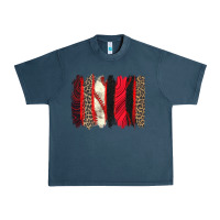 Midnight Navy baseball brushstroke Urban Heavy Tee - Zillion Design Studio