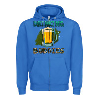 True Royal drinking buddies with beer Zipper Hoodie - HRA Design Shop