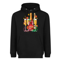 Black new year party champagne Heavyweight Hoodie - AdoDesignShop