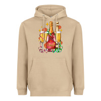 Mushroom new year party champagne Heavyweight Hoodie - AdoDesignShop