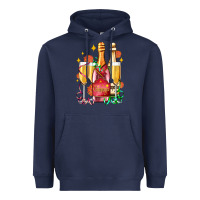 Navy new year party champagne Heavyweight Hoodie - AdoDesignShop
