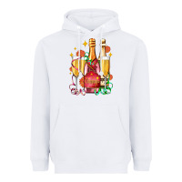White new year party champagne Heavyweight Hoodie - AdoDesignShop