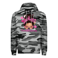 Slate Camo small business messy bun Premium Hoodie - NancyCooperArtShop