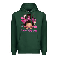 Sports Green small business messy bun Premium Hoodie - NancyCooperArtShop