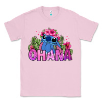 Bubblegum Pink ohana stitch Classic Tee - Zillion Design Studio