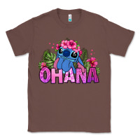 Chestnut ohana stitch Classic Tee - Zillion Design Studio