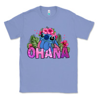 Colony Blue ohana stitch Classic Tee - Zillion Design Studio