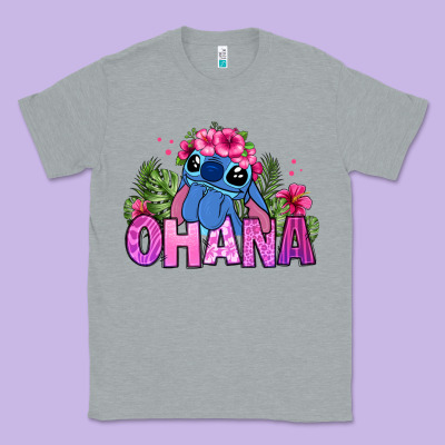 Ohana Stitch Classic Tee Designed By Zillion Design Studio